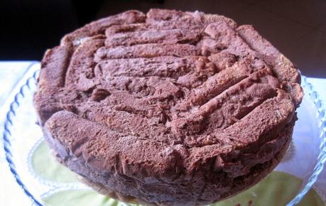 Semifreddo ai savoiardi con mousse di cioccolato - Dark chocolate mousse semifreddo cake