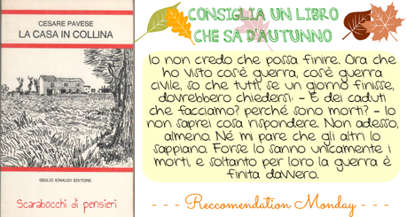 Reccomendation Monday #4 [un libro autunnale, un libro ambientato a scuola, un libro letto a scuola]