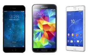 iPhone 6 vs Galaxy S5 vs Xperia Z3