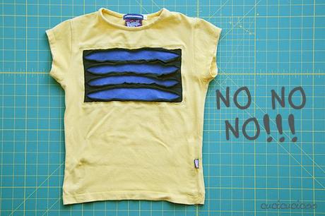 Tutorial: Decora una t-shirt con magliette tagliate applicate (reverse applique)