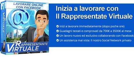 RappresentanteVirtuale2 Guadagnare tramite Facebook. Opportunità di lavoro senza precedenti.. Rappresentante virtuale