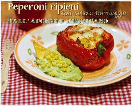 Peperoni ripieni pollo e formaggio4