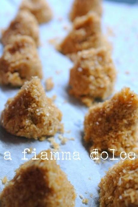 Dolcetti al cocco e semi di lino vegan e light