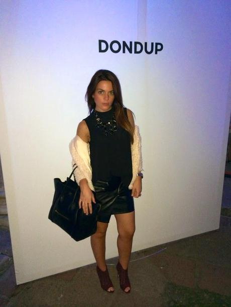 MFW day 1: Dondup Cocktail party and my outfit