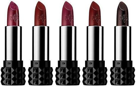 Color trends for fall 2014: dark lips and red hair, I love you! Kat von D - the studded lipstick collection