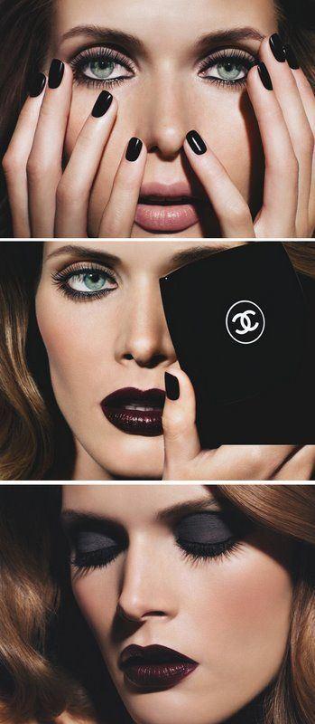 Color trends for fall 2014: dark lips and red hair, I love you! chanel