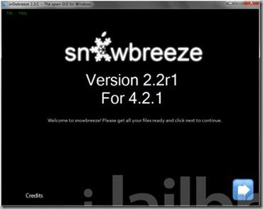 Sn0wbreeze thumb Jailbreak Untethered iOS 4.2.1 su Windows con Sn0wBreeze