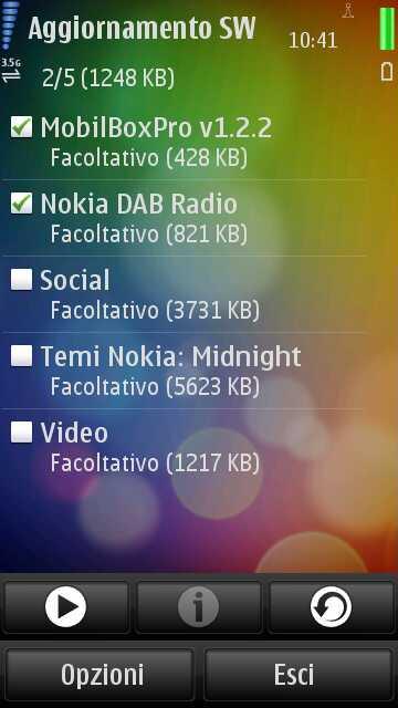 Aggiornamento Nokia N8: Nokia DAB Radio e MobiBox Pro
