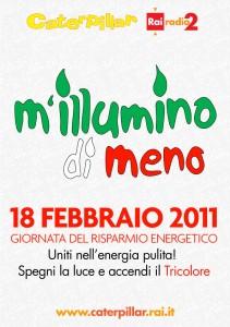 M'illumino di meno, 18 febbraio 2011.