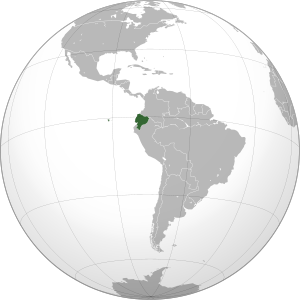 Map of Ecuador