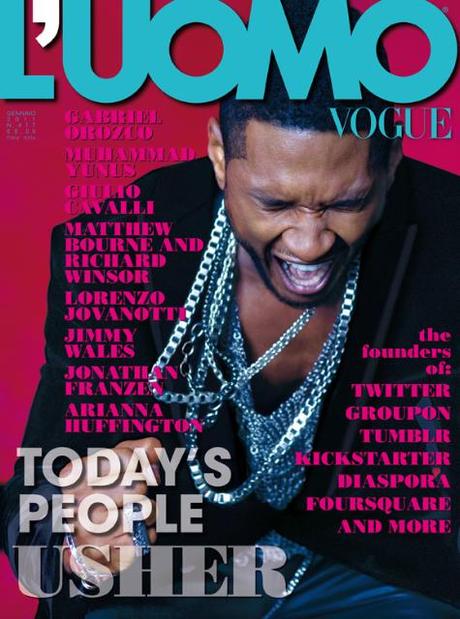 Usher @ L'Uomo Vogue [Gennaio 2011]