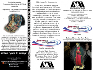 Evento: sociologia con la Santa Muerte, Uam X, México DF