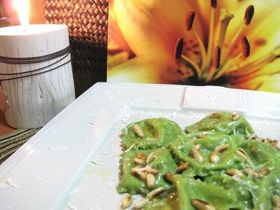 DALLE STALLE ALLE STELLE - VALSELLUSTRA E L' OSTERIA DEGLI INSEGUITI - RAVIOLI VERDI AGLI SPINACI E PECORINO CON PINOLI E BURRO DI MALGA