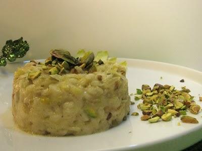 IL MARE - SEMPRE LI' AD IMPICCIARSI DI TUTTO - RISOTTO AI PISTACCHI CON INDIVIA BELGA - CREAMY RISOTTO WITH PISTACHIOS AND BELGIAN ENDIVE