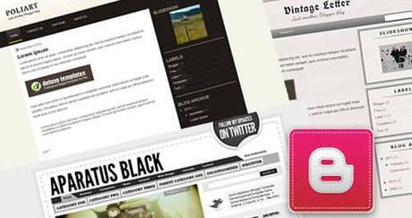 10 templates in stile minimale per Blogger Blogspot