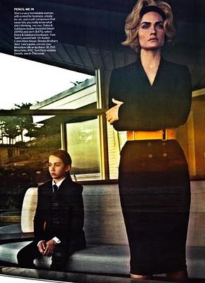 Amber Valletta in Dolce & Gabbana per Vogue US Mar 2011