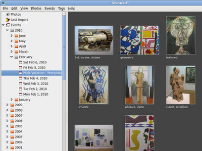 Shotwell programma libero per gestire e organizzare fotografie digitali per l'ambiente desktop GNOME.