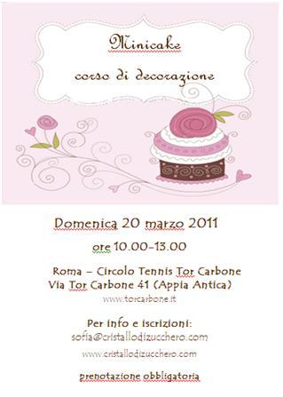 Corso Decorazione Minicake