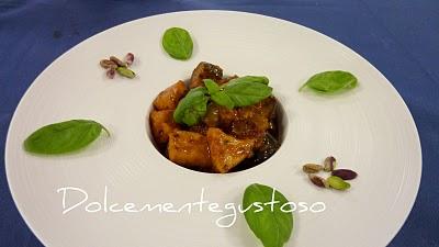 Masterchef e caponata di melenzane zucchini e pescespada