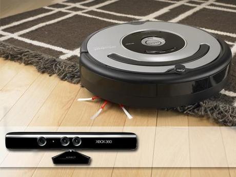 Roomba: l’aspirapolvere robot comandata con Kinect. VIDEO