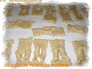 CHIACCHIERE (DOLCETTI DI CARNEVALE)