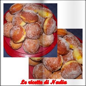 Krapfen (o Bomboloni) alla Crema Pasticcera