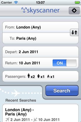 Skyscanner arriva anche su iPhone