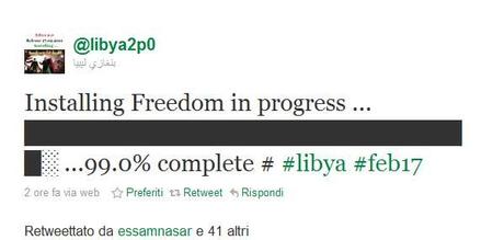 Libia: installing Freedom in progress