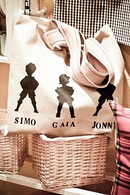 Big Bag personalizzataBorsa in lino e cotone con manici j...