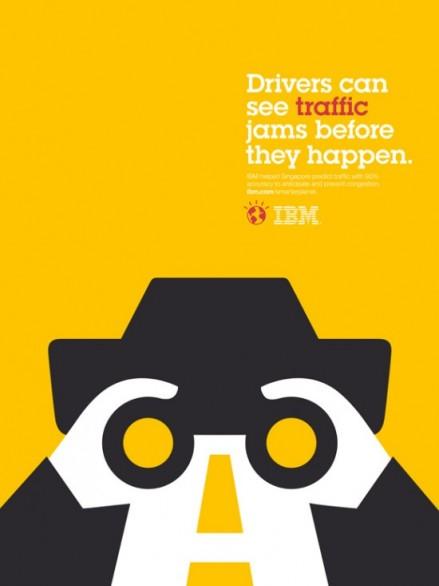 Spazio negativo 1/3: pubblicità IBM