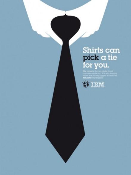 Spazio negativo 1/3: pubblicità IBM