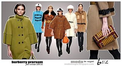 Le pagelle: BURBERRY PRORSUM FALL WINTER 2011 2012