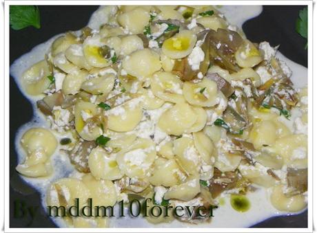 ORECCHIETTE CON CARCIOFI E RICOTTA