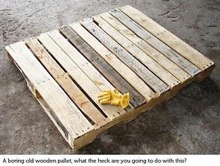 Come costruirsi una panchina con i pallet