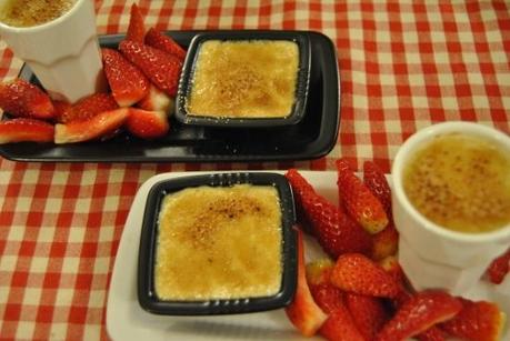 Chai masala Creme brulèe.