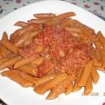 Penne tonno e prosciutto