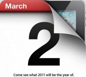 ipad 2 media invite 300x271 Apple conferma: il 2 Marzo arriva il nuovo iPad