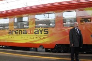 arenaways treno carrozza vagone ferrovia