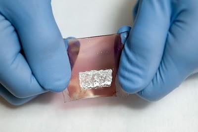 Pelle artificiale alimentata da celle fotovoltaiche Pelle artificiale alimentata da celle fotovoltaiche