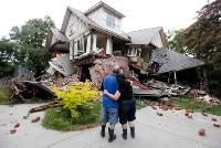 Unda casa distruzza a Christchurch