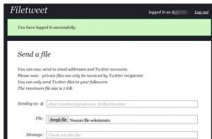 Condividere file anche di grosse dimensioni con Twitter