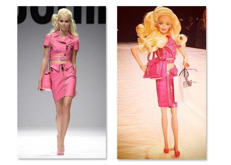 sfilata moschino barbie