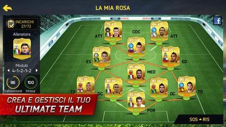  FIFA 15 Ultimate Team disponibile per iOS, Android e Windows Phone !