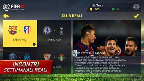  FIFA 15 Ultimate Team disponibile per iOS, Android e Windows Phone !