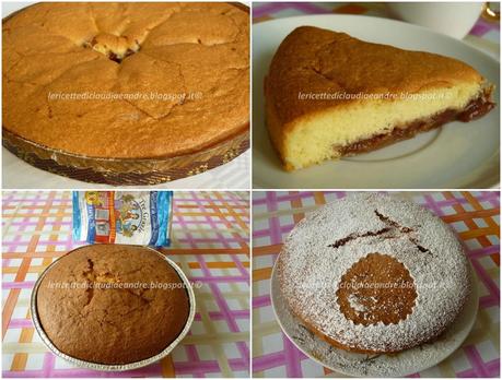 Torta morbida all'olio con confettura di fragole