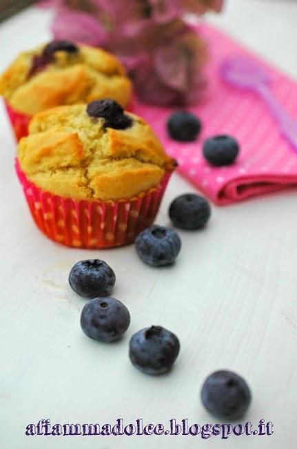 Muffin vegan ai mirtilli