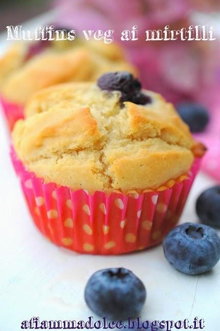 Muffin vegan ai mirtilli