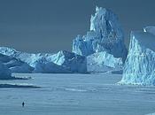 segni dell'erosione enormi iceberg fondo mare