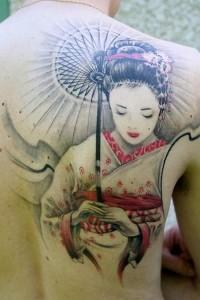 tatuaggio geisha