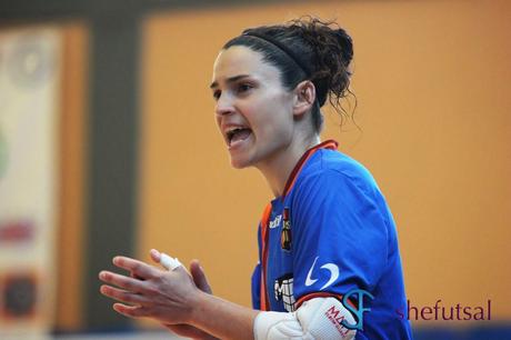 Lorena Munoz, forte portere ex-Virtus Roma, giocherà nel Salinis nel giorone C di Futsal femminile 2014-2015